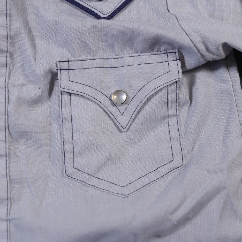 Vintage Frontier Cowboy Pearl Snap Shirt Embroidered Western Country 3T Kids